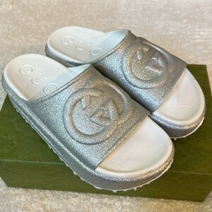 Gucci Platform Slides
